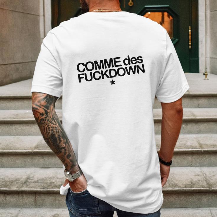 Comme Des Fuckdown Hoodies - Mens Hoodie Mens Back Print T-shirt Gifts for Men