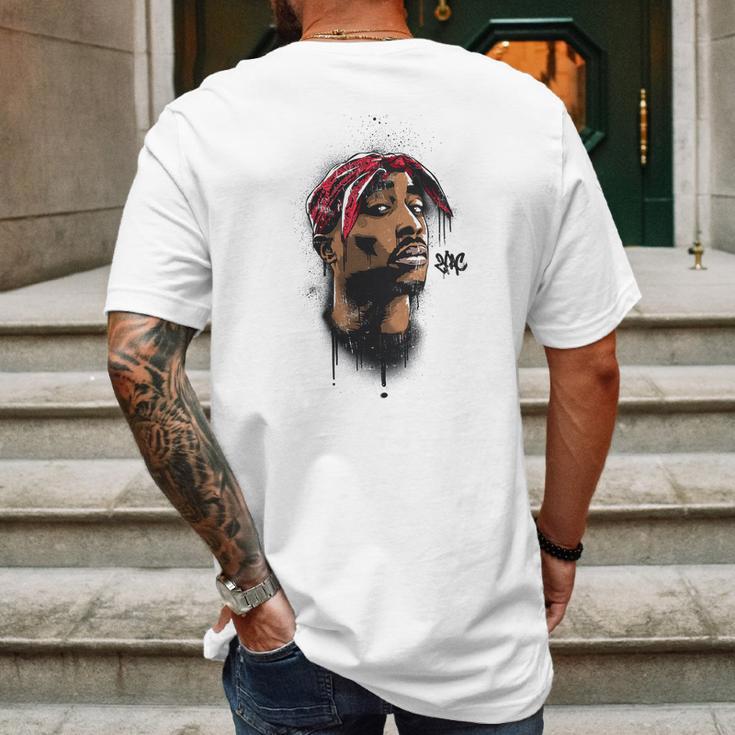 Cool 2Pac Tupac Shakur 3D Hip Hop Rapper Mens Back Print T-shirt Gifts for Men