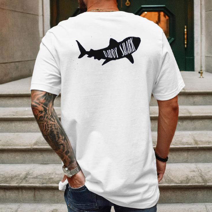 Daddy Shark Culture Mens Back Print T-shirt Gifts for Men