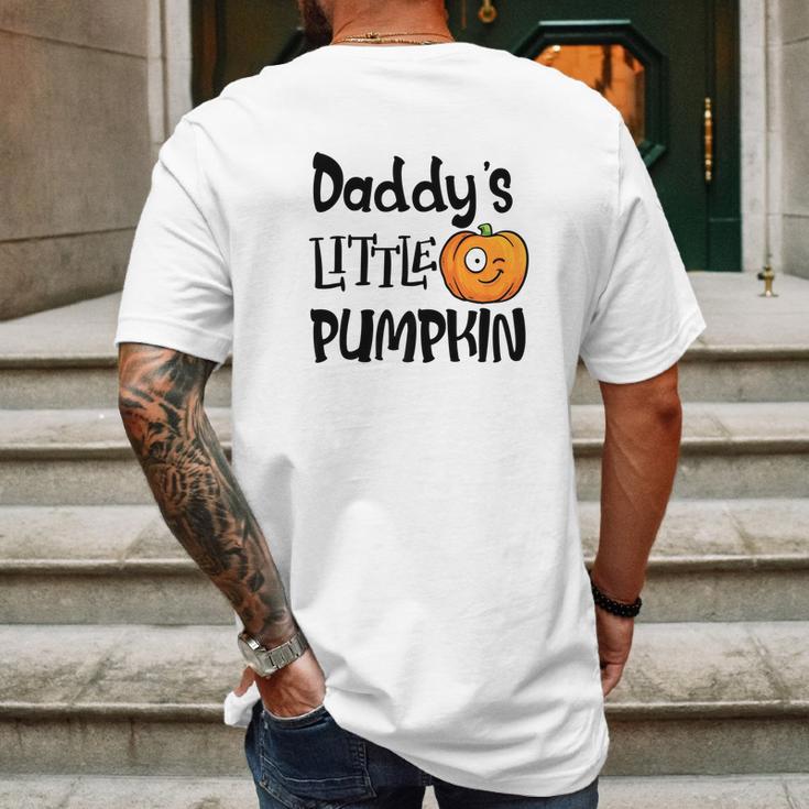 Mens Daddys Little Pumpkin Bdsm Shirt Halloween Gift For Sub Mens Back Print T-shirt Gifts for Men