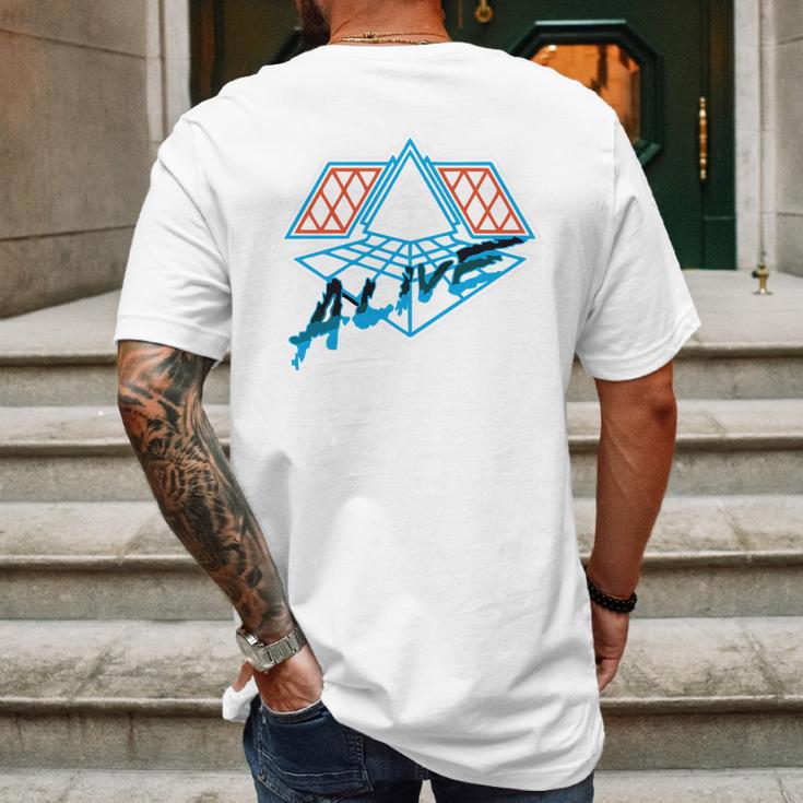 Daft Punk Alive Mens Back Print T-shirt Gifts for Men