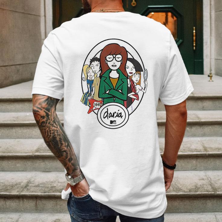 Daria And Her Friends Mens Back Print T-shirt Gifts for Men