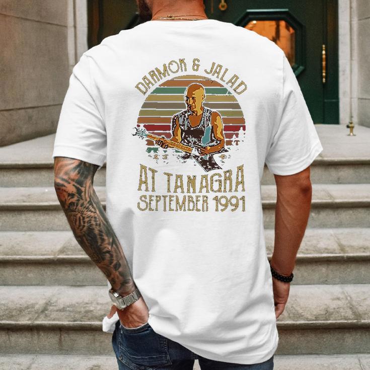 Darmok And Jalad At Tanagra September 1991 Vintage Mens Back Print T-shirt Gifts for Men