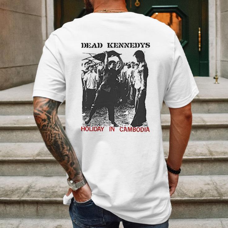 Dead Kennedys Holiday In Cambodia Mens Back Print T-shirt Gifts for Men