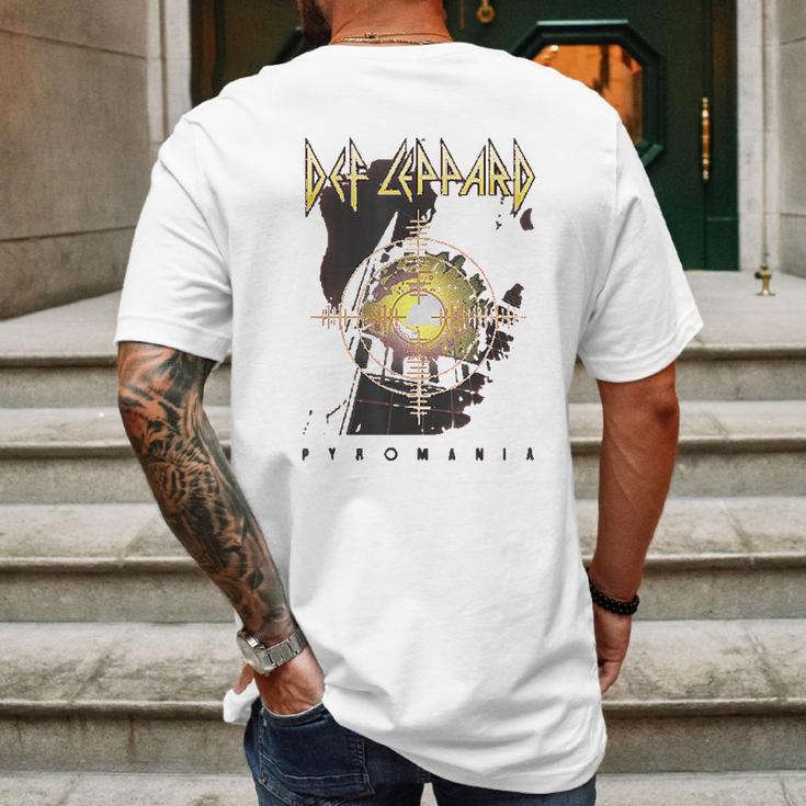 Def Leppard - Pyro Mens Back Print T-shirt Gifts for Men