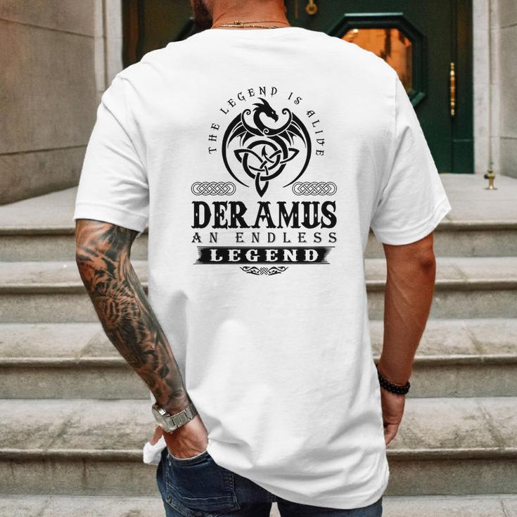 Deramus Mens Back Print T-shirt Gifts for Men