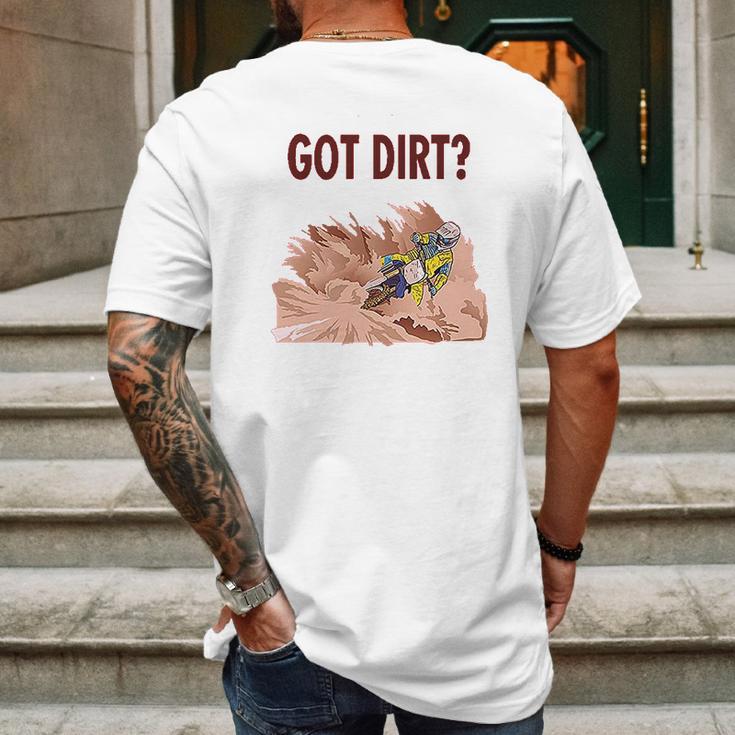 Got Dirt Dirk Bike Biking Sport Mens Back Print T-shirt Gifts for Men