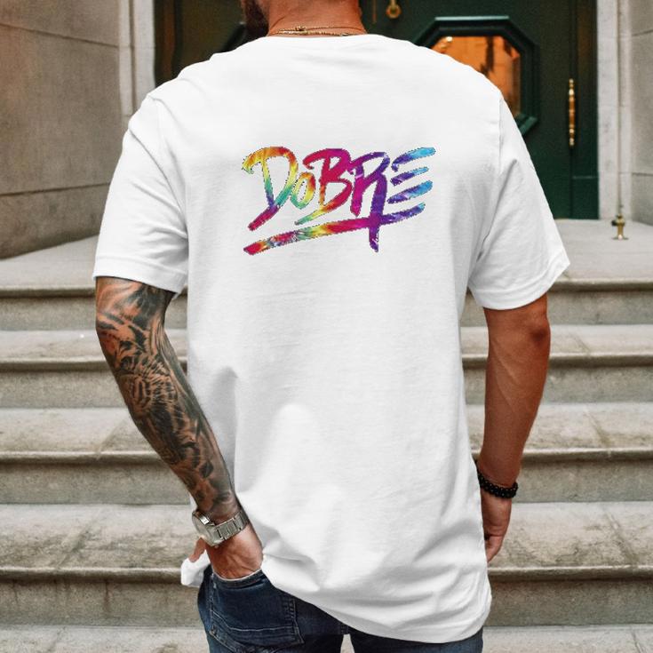 Dobre Generic Tie Dye Dobre Brothers Mens Back Print T-shirt Gifts for Men