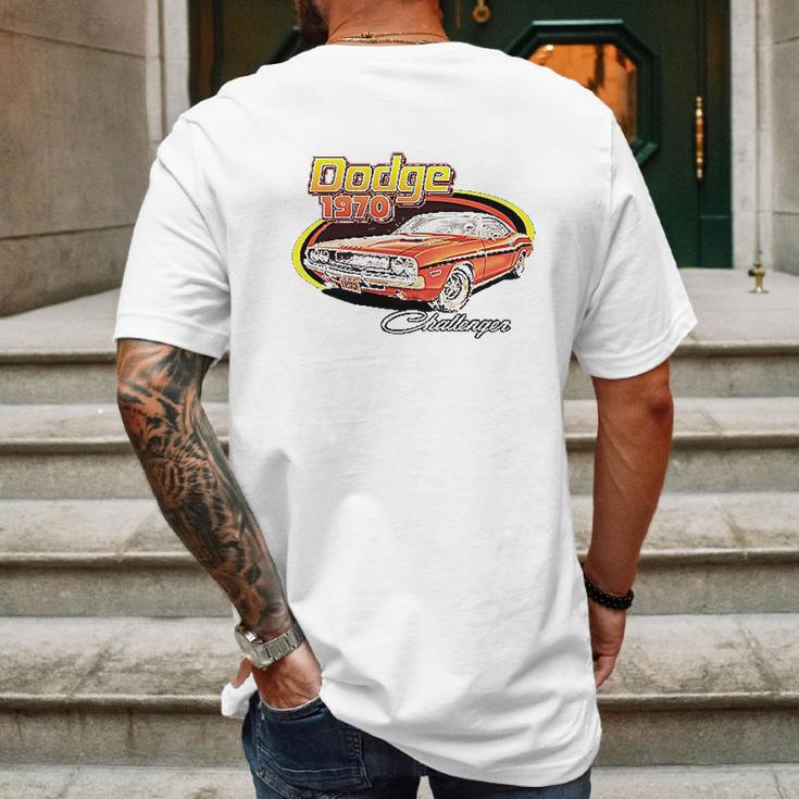 Dodge 1970 Challenger Mens Back Print T-shirt Gifts for Men