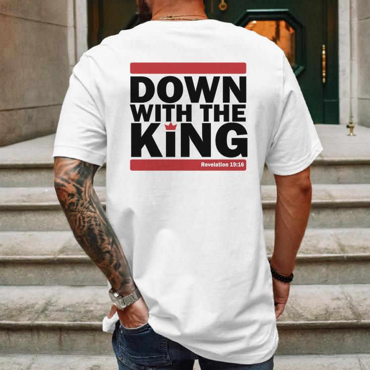 Down With The King Mens Back Print T-shirt Gifts for Men