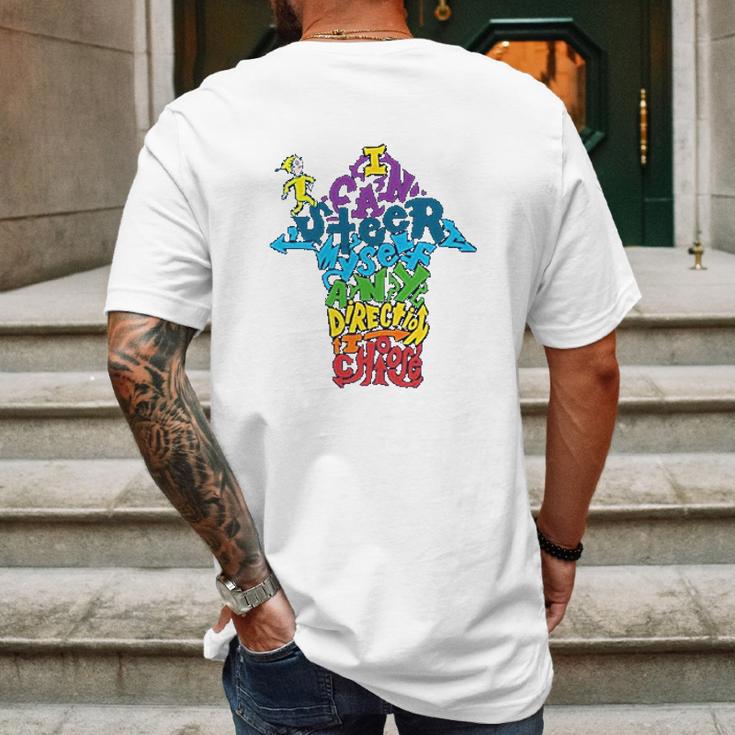 Dr Seuss Oh The Places You Will Go Any Direction Mens Back Print T-shirt Gifts for Men