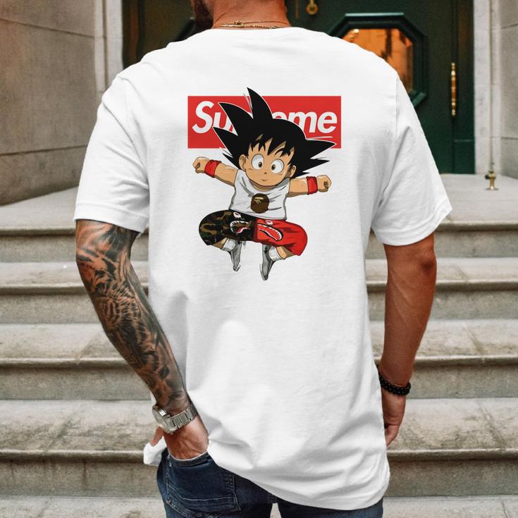 Dragon Ball Z Son Gohan And Supreme Mashup ShirtShirt Tee Mens Back Print T-shirt Gifts for Men