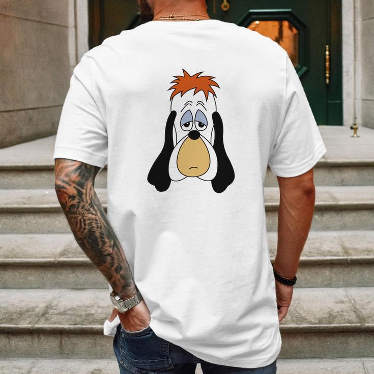 Droopy Face Mens Back Print T-shirt Gifts for Men