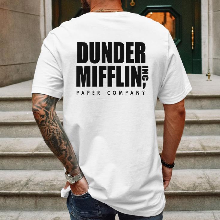 Dunder Mifflin Inc The Office Mens Back Print T-shirt Gifts for Men