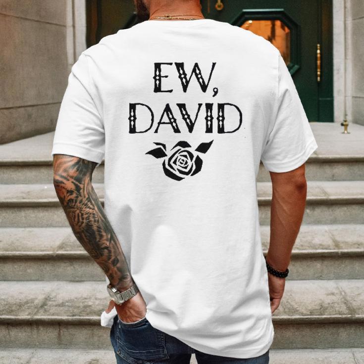 Ew David Alexis Moira Rose Merchandise Black Raglan Basebal Mens Back Print T-shirt Gifts for Men