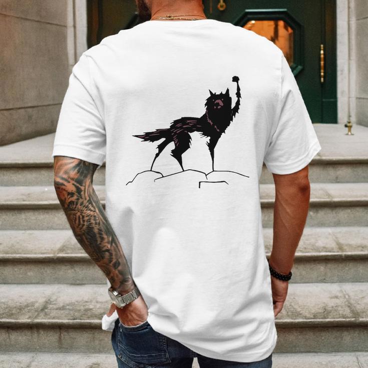 Fantastic Mr Fox Wolf Mens Back Print T-shirt Gifts for Men