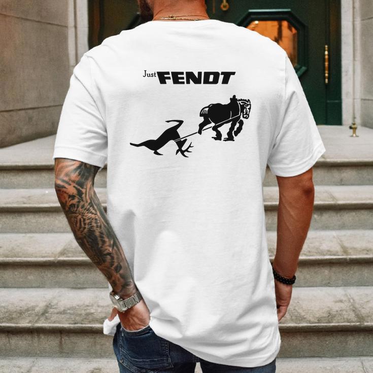 Fendt Tshirt Mens Back Print T-shirt Gifts for Men