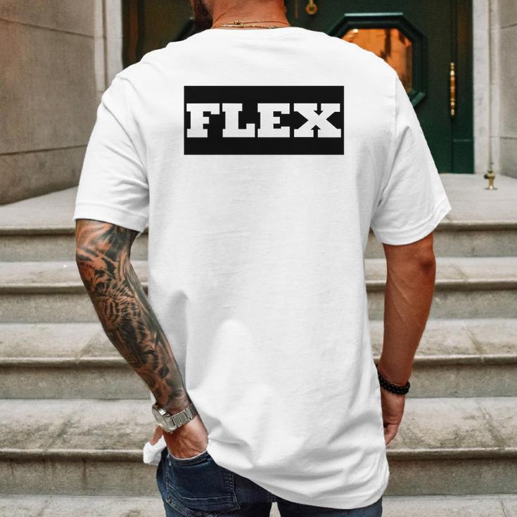 Flex Shirt Designer Mens Back Print T-shirt Gifts for Men