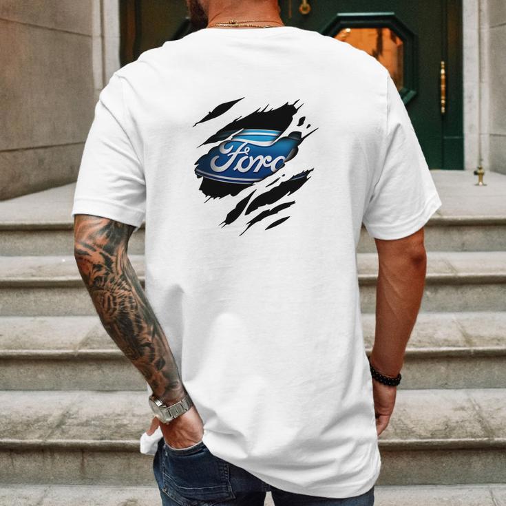 Ford Go Further Mens Back Print T-shirt Gifts for Men