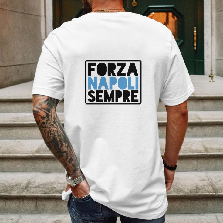 Forza Napoli Sempre Mens Back Print T-shirt Gifts for Men