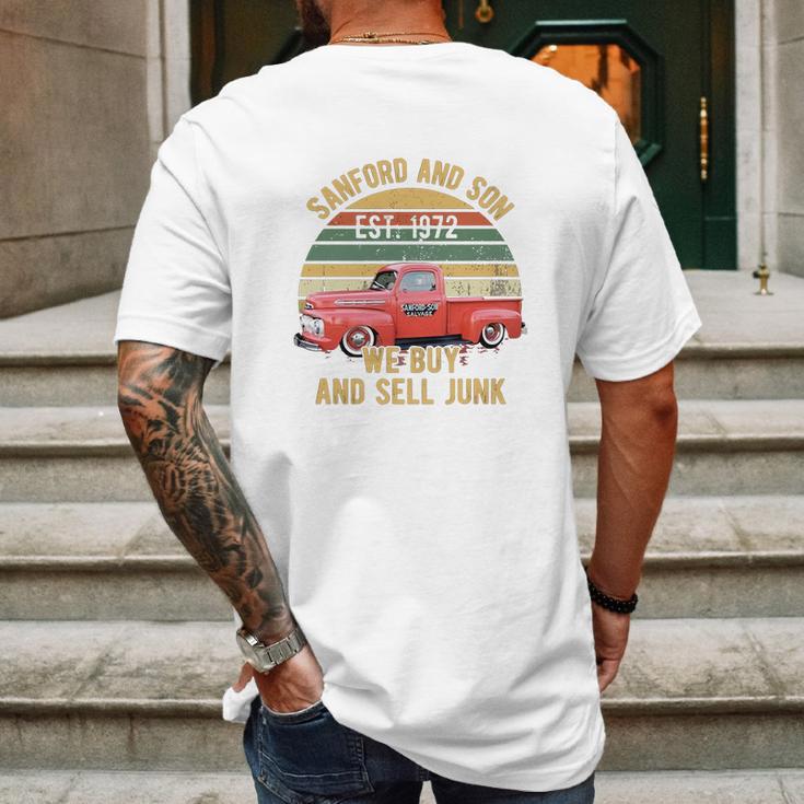 Fred Sanford We Buy And Sell Junk Retro Mens Back Print T-shirt Gifts for Men