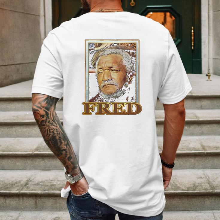 Fred Sanford Retro Portrait Mens Back Print T-shirt Gifts for Men