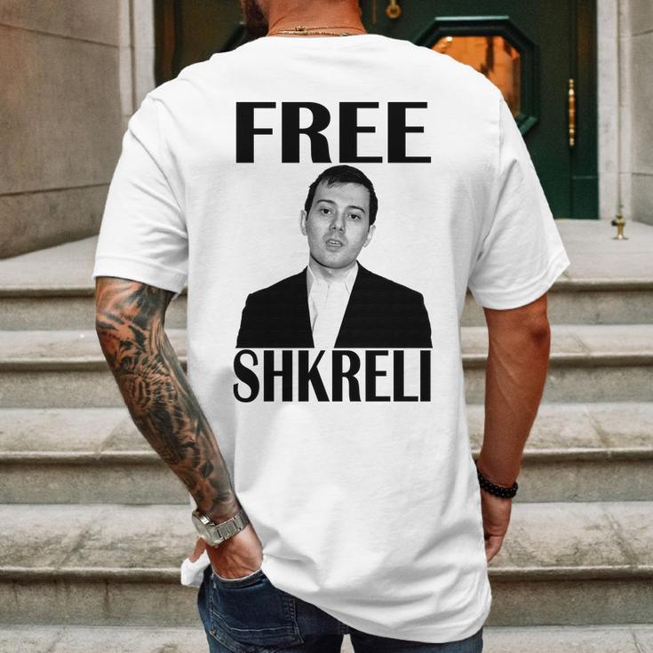 Free Martin Shkreli Mens Back Print T-shirt Gifts for Men