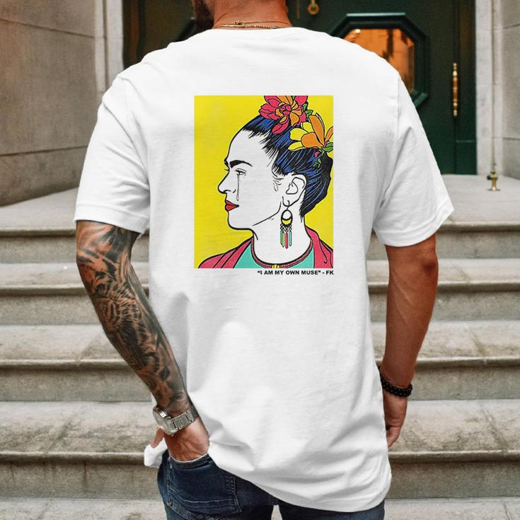 Frida Kahlo Girls Mens Back Print T-shirt Gifts for Men