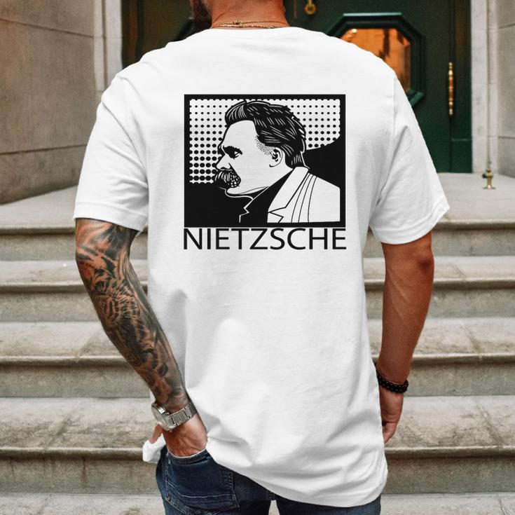 Friedrich Nietzsche T-Shirt Philosopher Philosophy Tee Mens Back Print T-shirt Gifts for Men