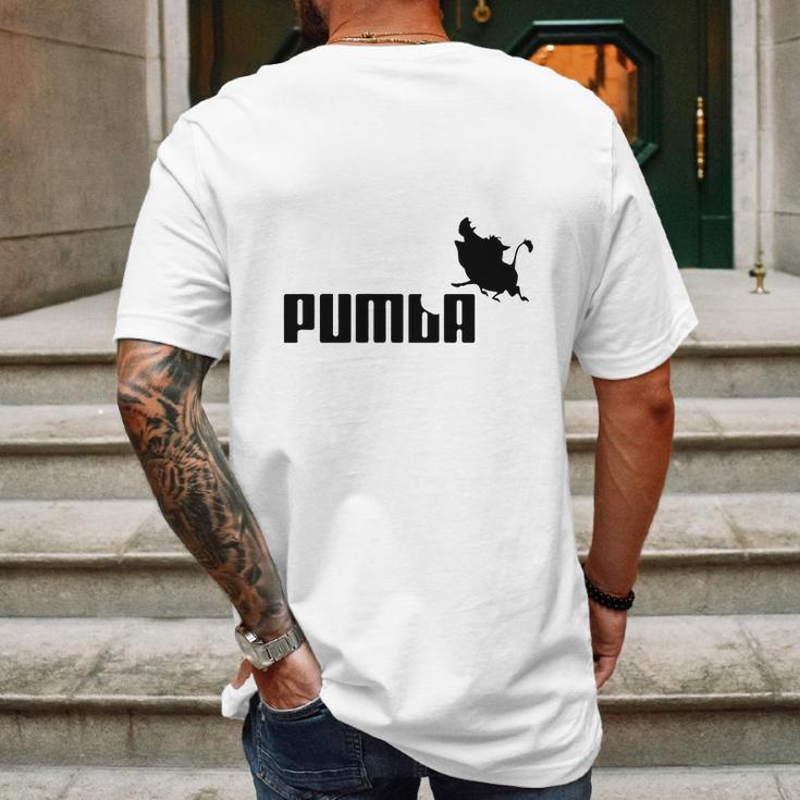 Funny Pumba Mens Back Print T-shirt Gifts for Men