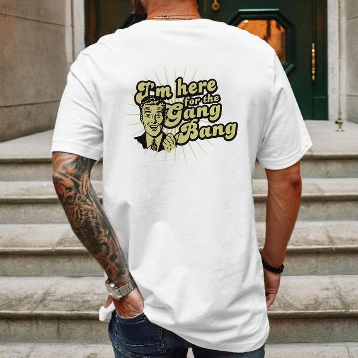 The Gangbang - Mens T-Shirt Mens Back Print T-shirt Gifts for Men