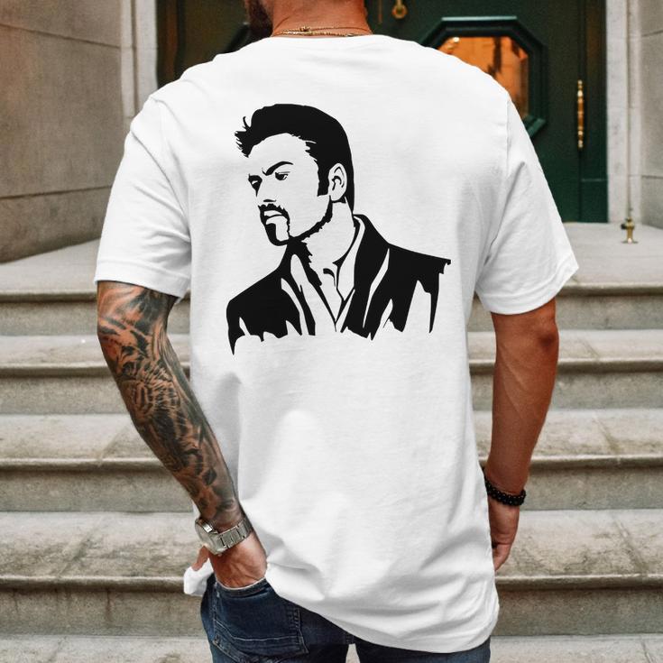 George Michael Mens Back Print T-shirt Gifts for Men