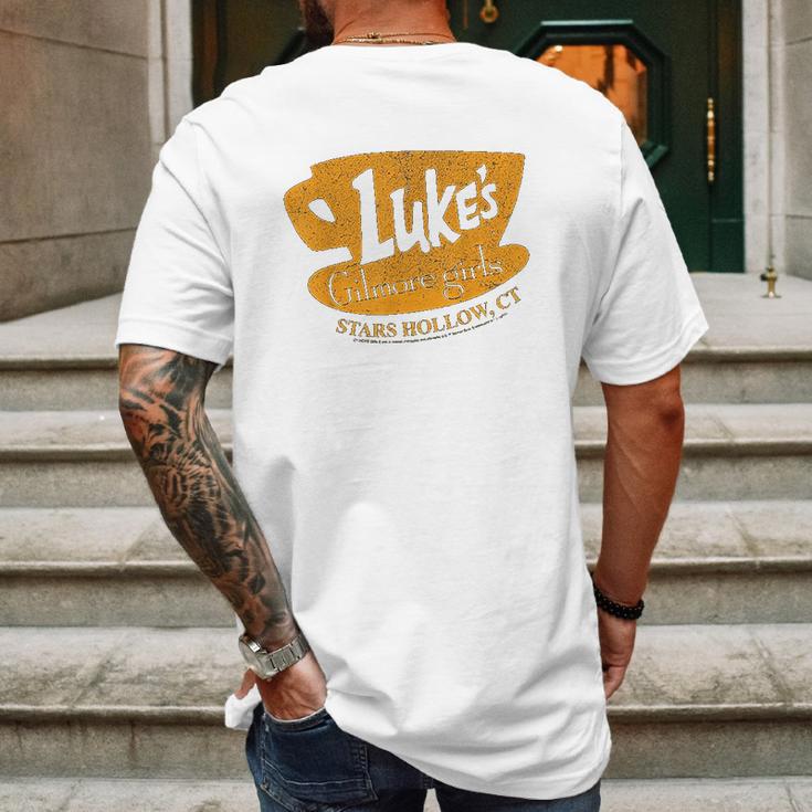 Gilmore Girls Lukes Stars Hollow Mens Back Print T-shirt Gifts for Men