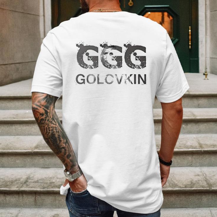 Golovkin Ggg Fun Gift Mens Back Print T-shirt Gifts for Men