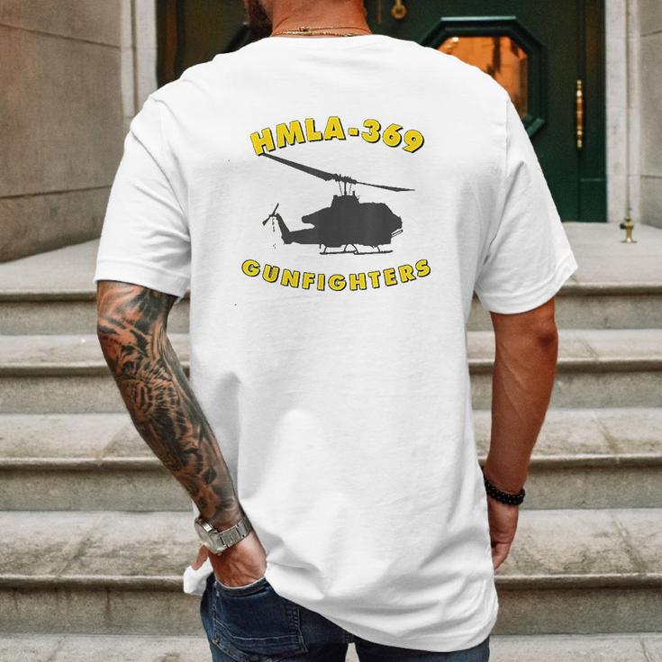 Gunfighters Helicopter Attack Squadron Mens Back Print T-shirt Gifts for Men