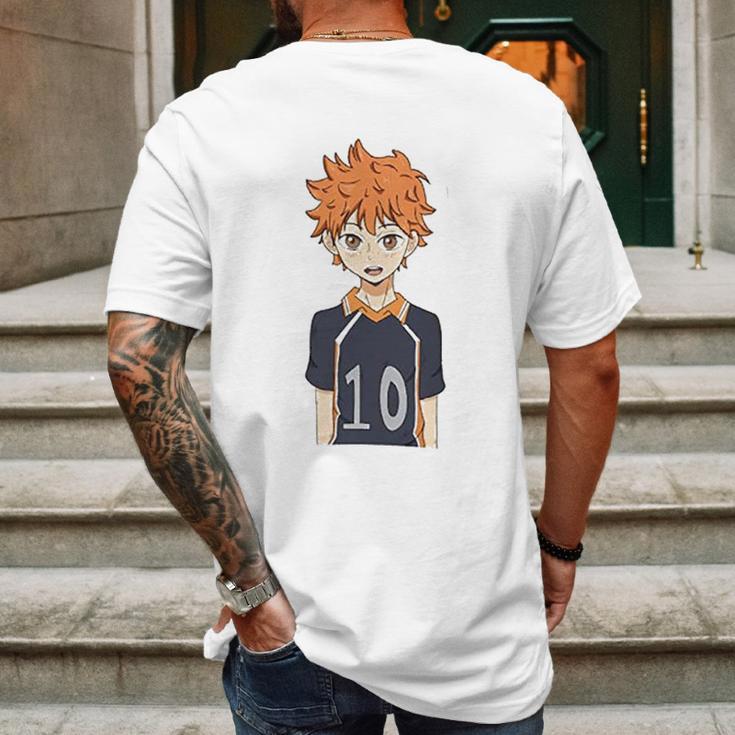 Haikyuu Lovely Gift Mens Back Print T-shirt Gifts for Men