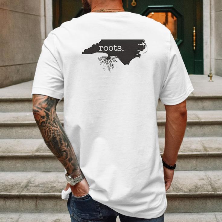 Home Roots State North Carolina Mens Back Print T-shirt Gifts for Men