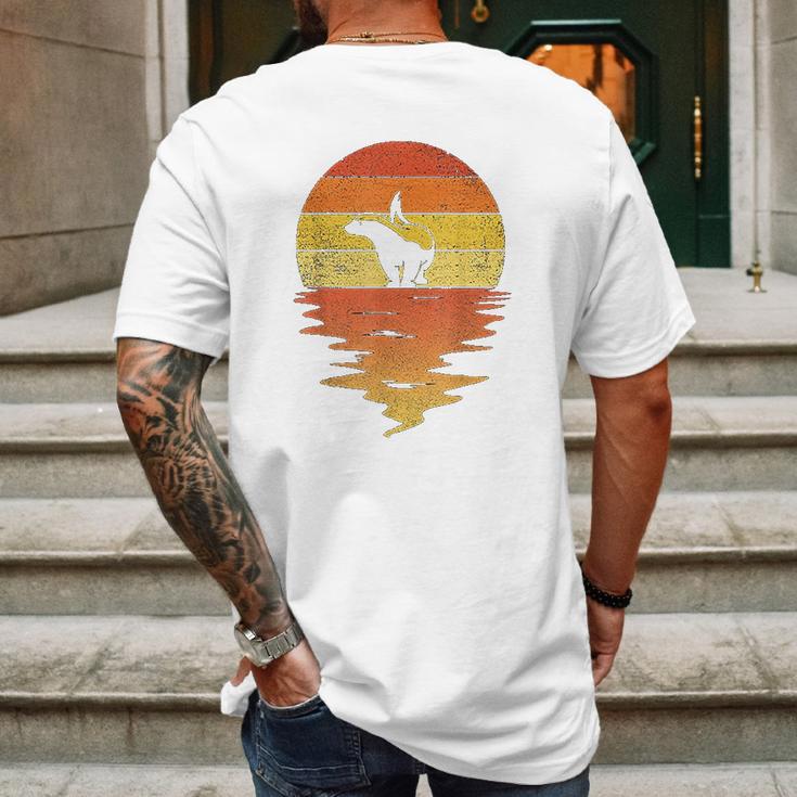 Honey Badger 70S Retro Sunset Vintage Honey Badger Mens Back Print T-shirt Gifts for Men