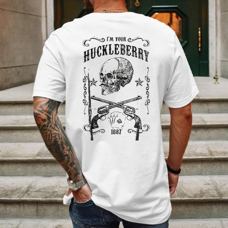 I Am Your Huckleberry Gift Mens Back Print T-shirt Gifts for Men