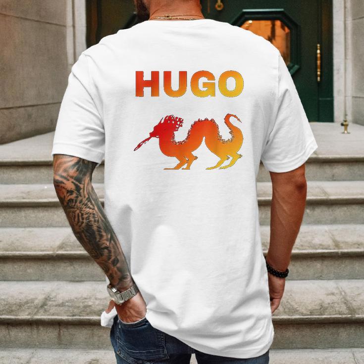 Hugo Dragon Mens Back Print T-shirt Gifts for Men