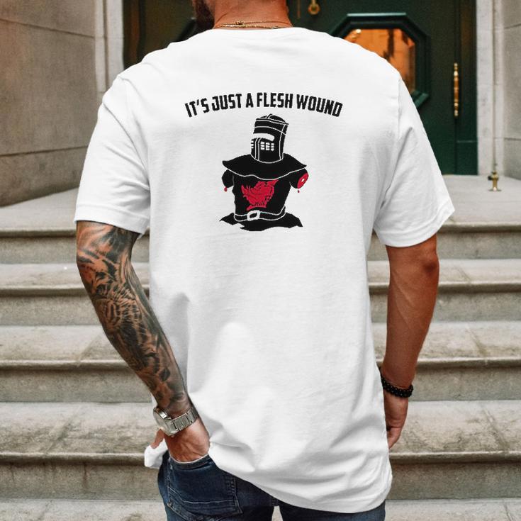 Its Just A Flesh Wound Mens Back Print T-shirt Gifts for Men