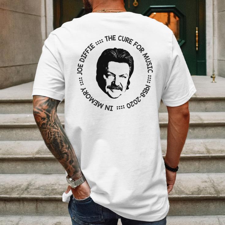 Joe Diffie The Cure For Music 1958 2020 Mens Back Print T-shirt Gifts for Men