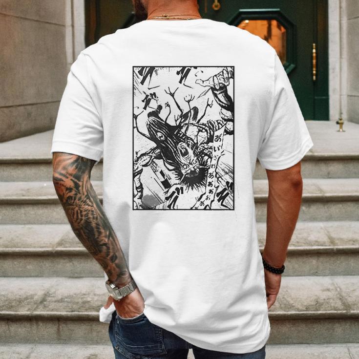 Junji Ito Spider Demon Classic Mens Back Print T-shirt Gifts for Men