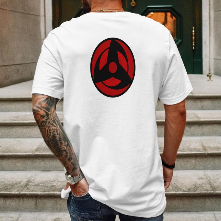 Kakashi Mangekyo Sharingan Naruto 1 Mens Back Print T-shirt Gifts for Men