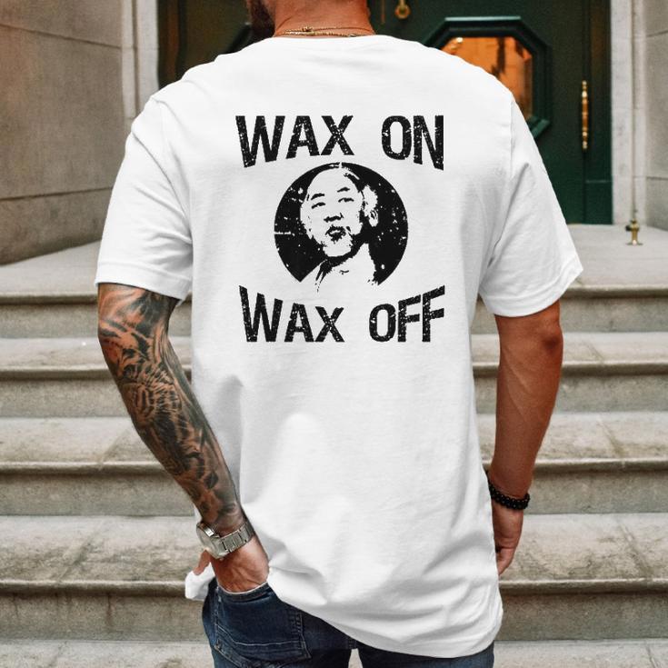 The Karate Kid Wax On Wax Off Mens Back Print T-shirt Gifts for Men