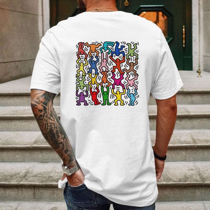 Keith Haring Gift Mens Back Print T-shirt Gifts for Men