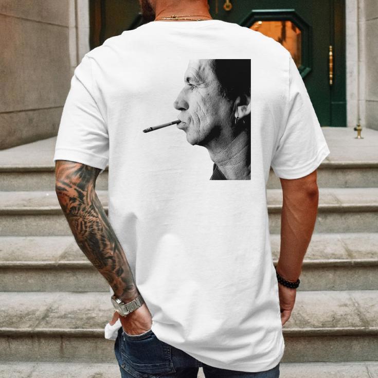 Keith Richards Mens Back Print T-shirt Gifts for Men