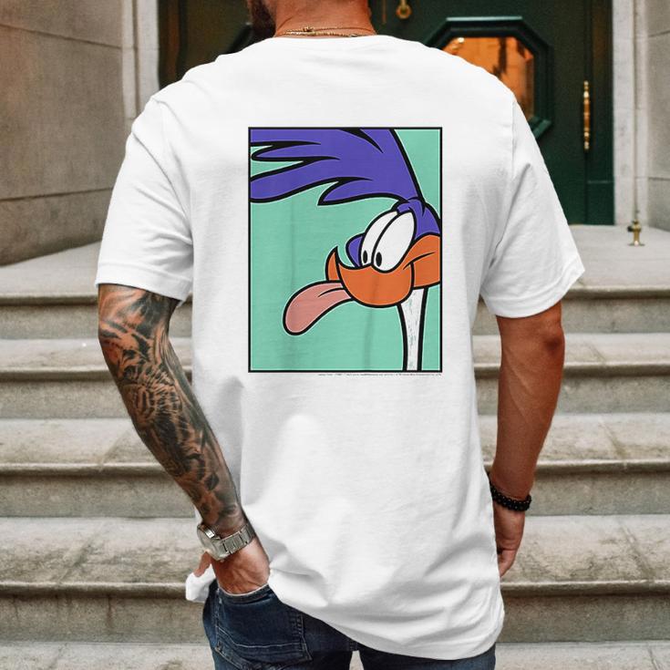 Kids Looney Tunes Road Runner Portrait Mens Back Print T-shirt Gifts for Men