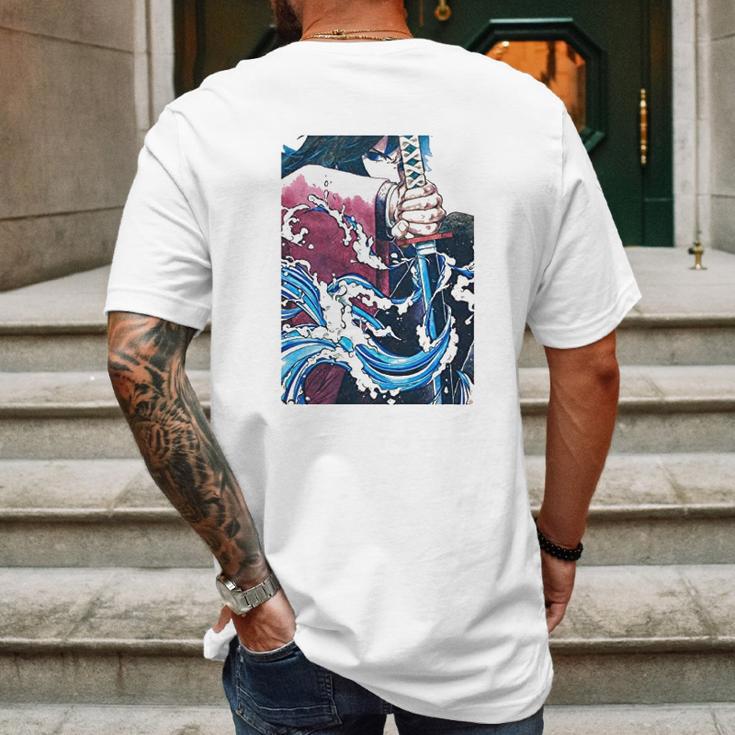 Kimetsu No Yaiba Demon Slayer Graphic Mens Back Print T-shirt Gifts for Men