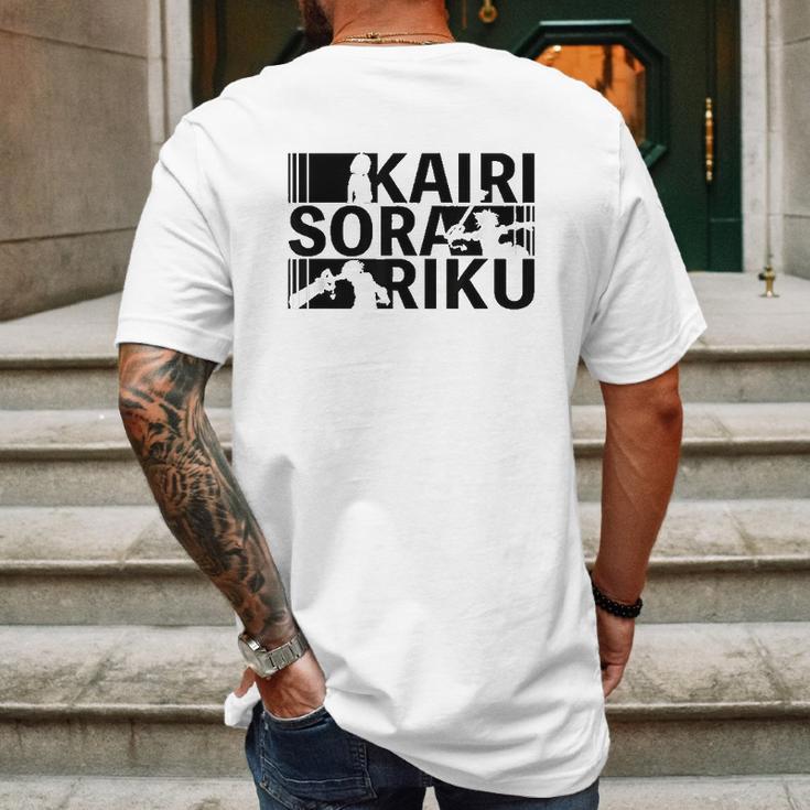 Kingdom Hearts Iii Kairi Sora Riku Mens Back Print T-shirt Gifts for Men